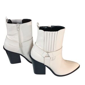 Tuli’s Western Boots Size 6 1/2 in Ivory Coastal Cowgirl Cowboy Carter B…